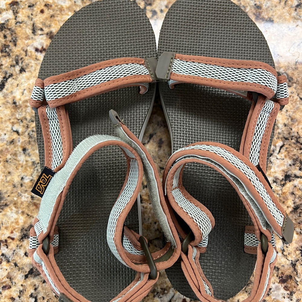 Teva' Brown and Green Sandals